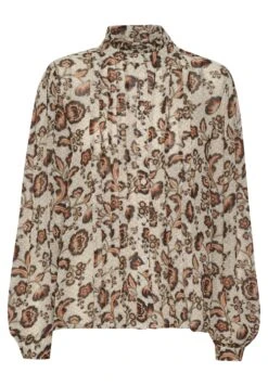 Part Two Viktorine - Overhemdblouse - Koi Japanese Flower Print -Selecteer Dameswinkels 05cf054ba99b4551870b9d64cc0c000e