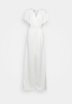 Wedding Betty V Neck Wrap - Jumpsuit - White -Selecteer Dameswinkels 18b6982c840c4d01b3c6279a88aa371a