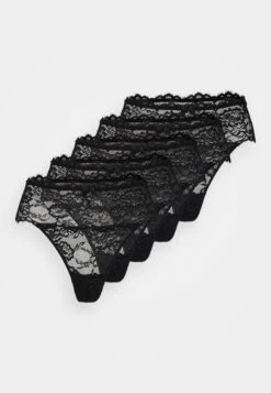 Anna Field 5Pp High Rise Lace Thong - String - Black -Selecteer Dameswinkels 1d7323e8540d4a6dba0ff1fa79eb0047