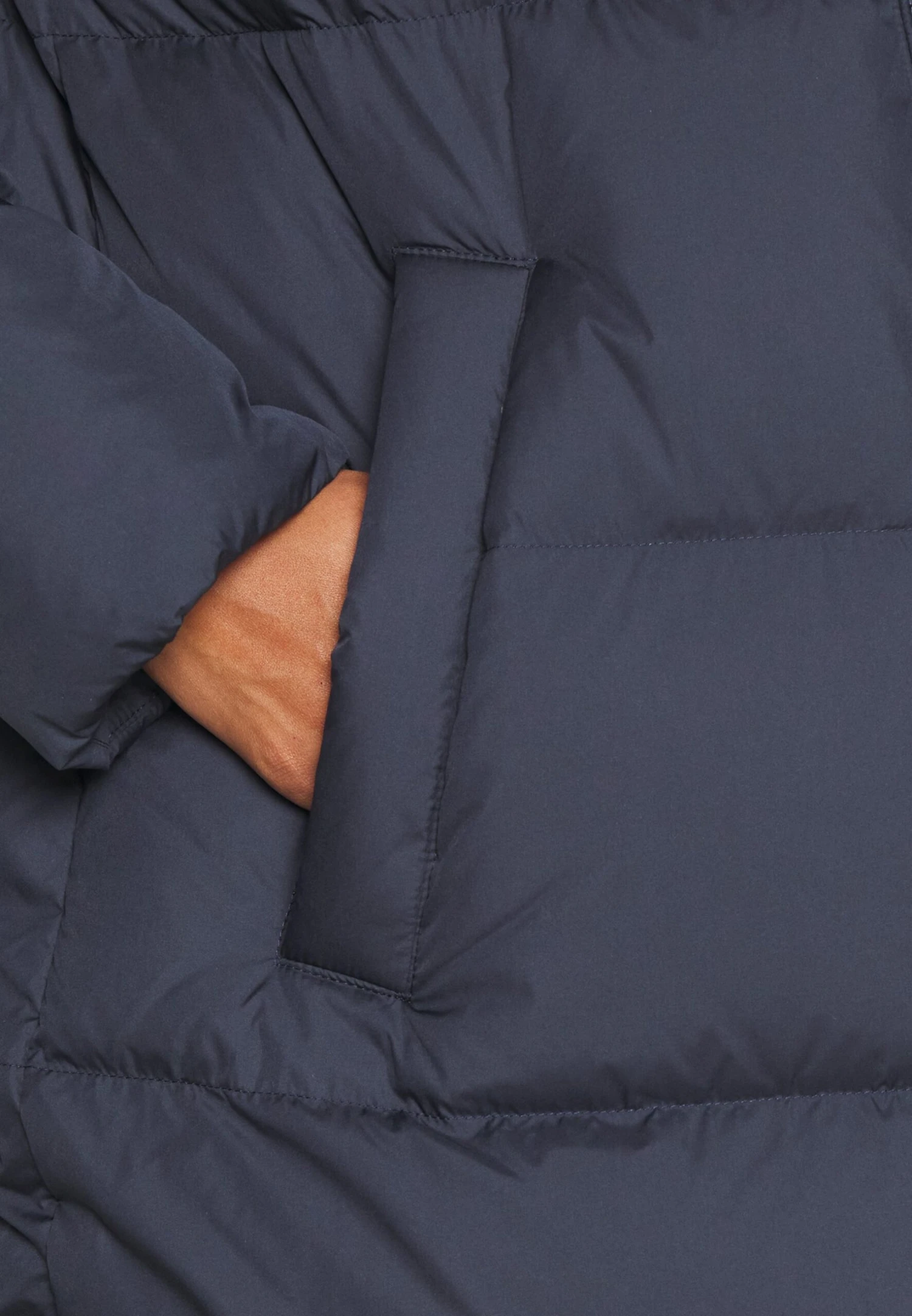 Marc O'Polo Coat Filled Fixed Hood Welt Pockets Side Slits With Press Buttons - Donsjas - Deep Blue Sea 9 Marc O'Polo Coat Filled Fixed Hood Welt Pockets Side Slits With Press Buttons - Donsjas - Deep Blue Sea - Afbeelding 7