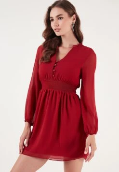 LELA Regular Fit - Jurk - Red 9 LELA Regular Fit - Jurk - Red -Selecteer Dameswinkels 2128814eb42d48b1b83f9810d40c700b