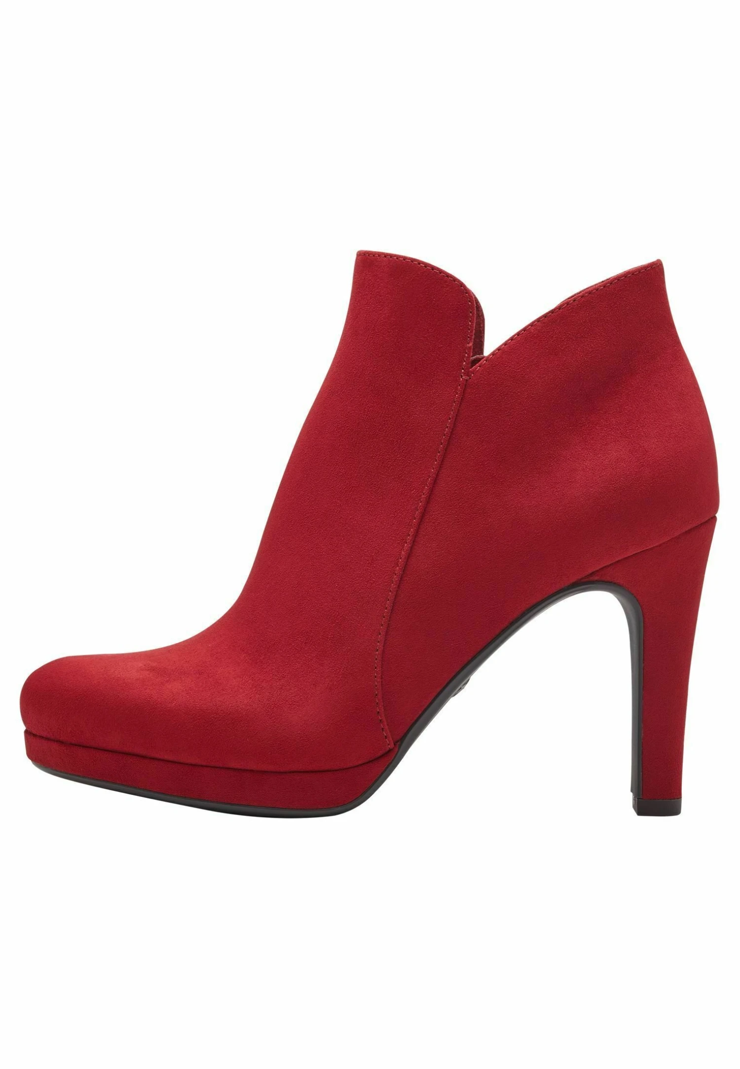 Tamaris Enkellaarsjes Met Plateauzool - Cherry 3 Tamaris Enkellaarsjes Met Plateauzool - Cherry