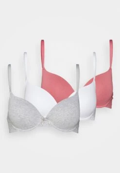 Anna Field Sunlight 3Pack Tshirt Bra - T-Shirt Bh - Pink/Grey/White -Selecteer Dameswinkels 2dc08d5a17e5486e994df821bba6549b