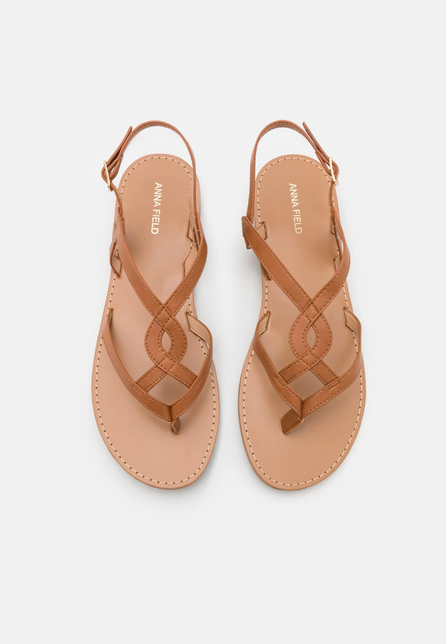 Anna Field Teensandalen - Cognac 8 Anna Field Teensandalen - Cognac - Afbeelding 6