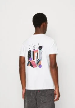 Kaotiko Washed Dreamlike Unisex - T-Shirt Print - White