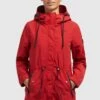 Khujo Caima2 - Parka - Rot -Selecteer Dameswinkels 3913b4f2cd9446a49d3cdbff0755ab33