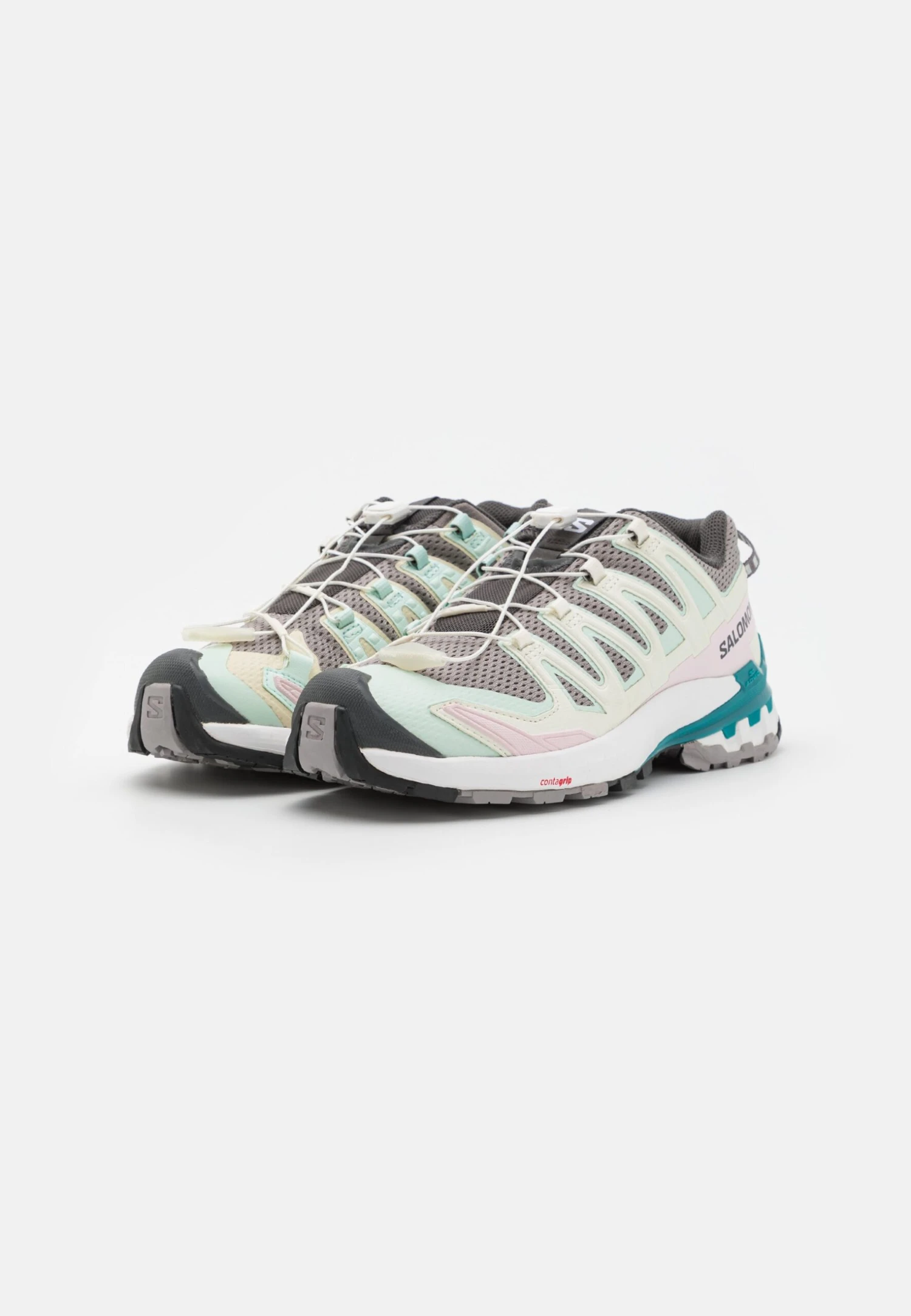 Salomon Xa Pro 3D V9 - Trail Hardloopschoenen - Gull/White/Bleached Aqua 4 Salomon Xa Pro 3D V9 - Trail Hardloopschoenen - Gull/White/Bleached Aqua - Afbeelding 2