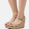 Anna Field Leather - Sandalen Met Hoge Hak - Grey -Selecteer Dameswinkels 3d1ad21c84a242f4a6d83de655711570