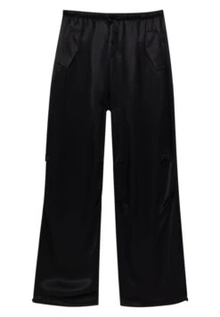 PULL & BEAR Satin Parachute - Broek - Mottled Black 12 PULL & BEAR Satin Parachute - Broek - Mottled Black -Selecteer Dameswinkels 3db3449f4e3b4a4097e53d428c80fef4