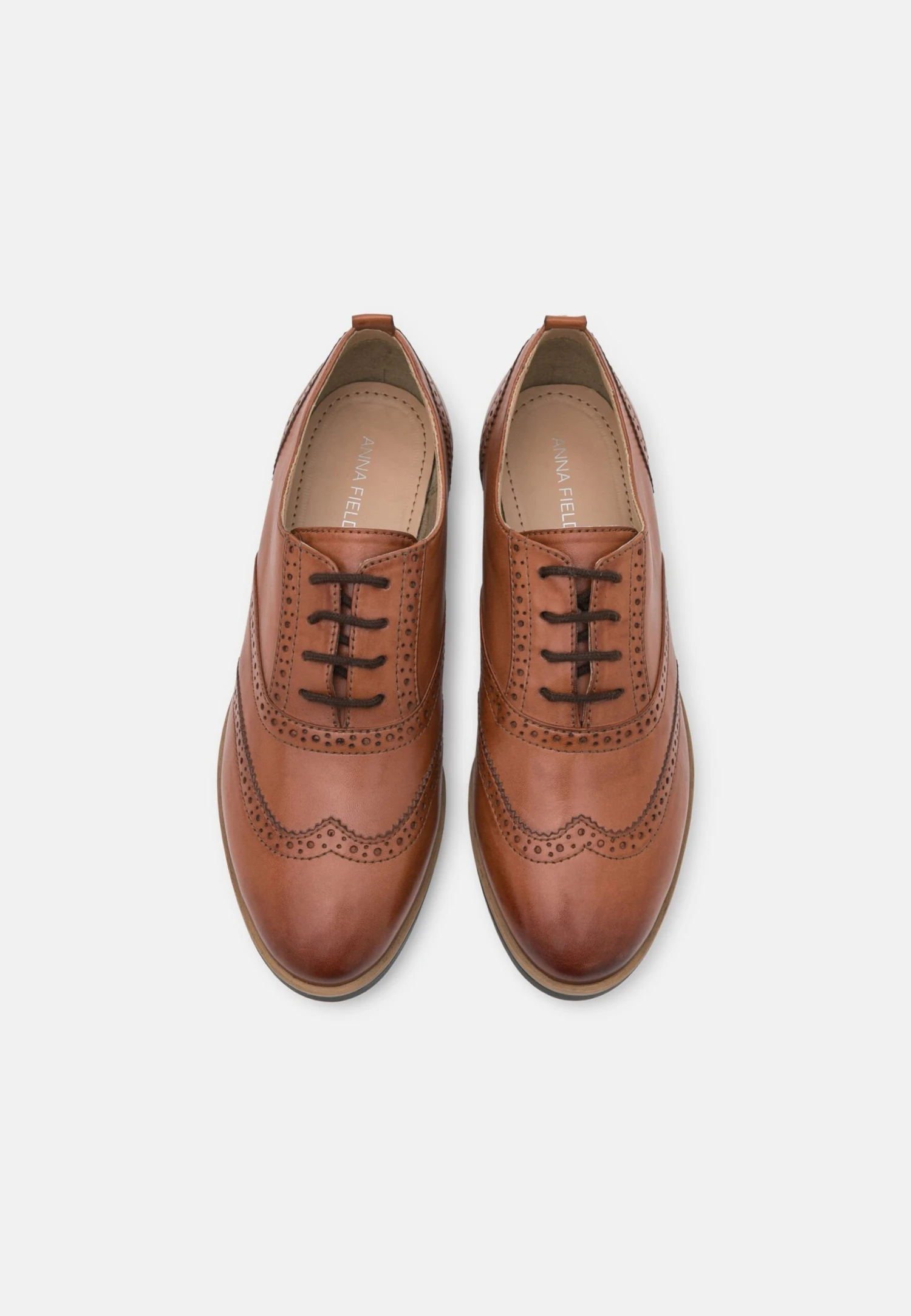 Anna Field Leather- Veterschoenen - Cognac 8 Anna Field Leather- Veterschoenen - Cognac - Afbeelding 6