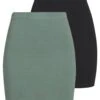 Even&Odd 2 Pack - Minirok - Khaki/Black -Selecteer Dameswinkels 4771ba3ccd8a4358af788465ae60352f