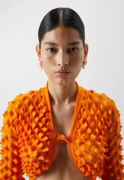 Spiky Cardigan - Vest - Orange 13 Spiky Cardigan - Vest - Orange -Selecteer Dameswinkels 506a46711eac433dae7d572e56174129