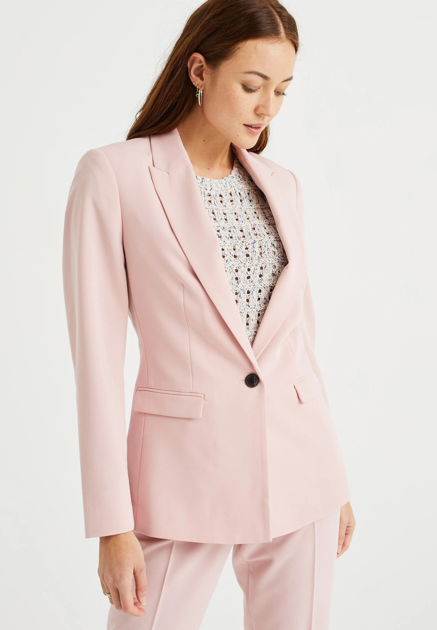 WE FASHION Nauwsluitende - Marly - Blazer - Pink 3 WE FASHION Nauwsluitende - Marly - Blazer - Pink