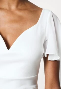 Lembera Sleeve Midi Dress - Etui-Jurk - White 13 Lembera Sleeve Midi Dress - Etui-Jurk - White -Selecteer Dameswinkels 52e2bfb2fc6c4e749a0f5bcf2108e6a4