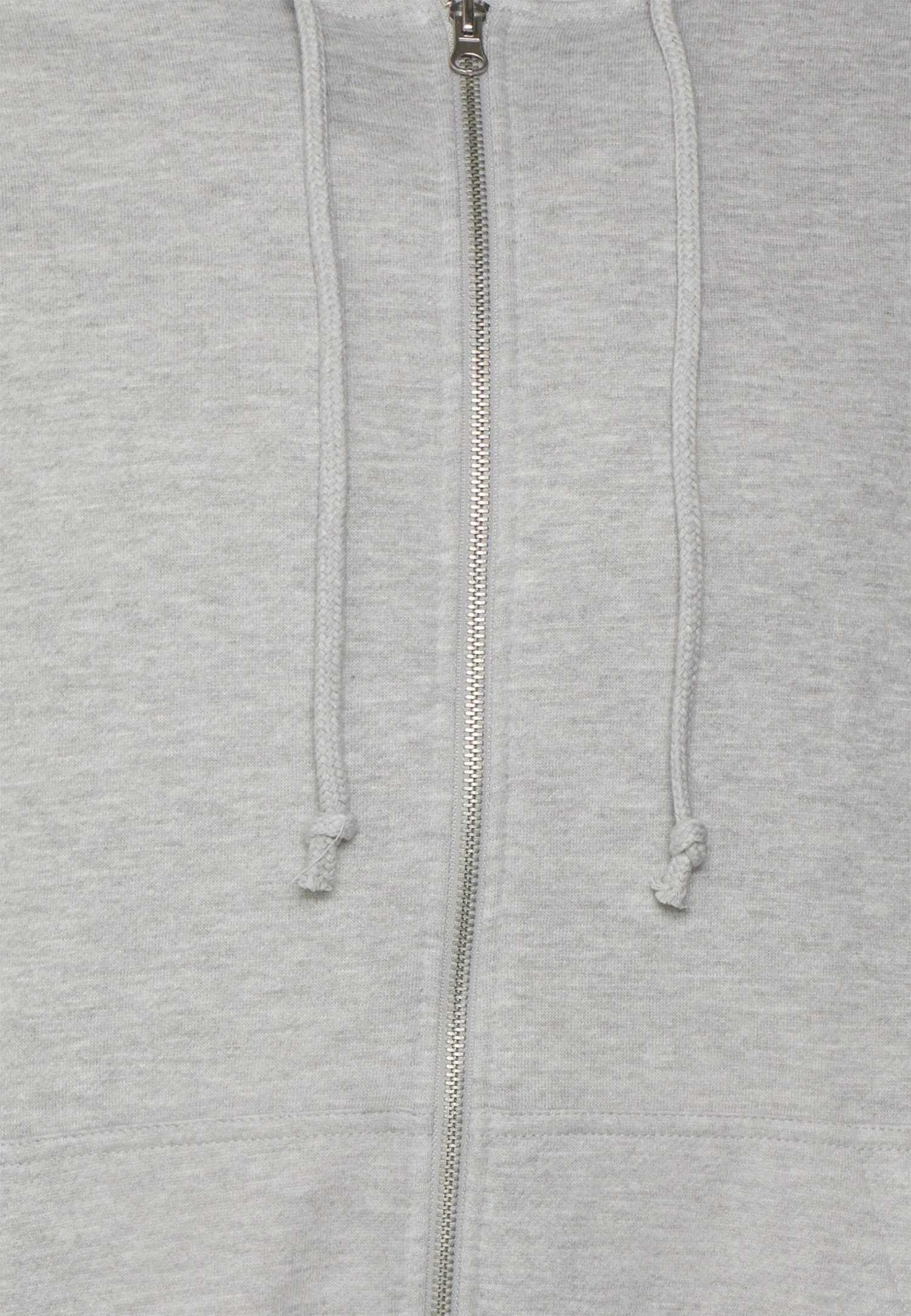 YOURTURN Relaxed Fit Unisex - Sweater Met Rits - Mottled Light Grey 5 YOURTURN Relaxed Fit Unisex - Sweater Met Rits - Mottled Light Grey - Afbeelding 3