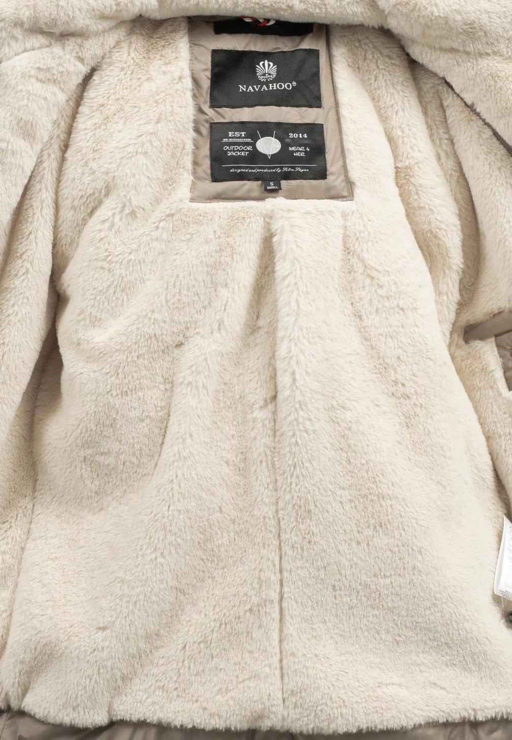 Navahoo Megan - Winterjas - Taupe 8 Navahoo Megan - Winterjas - Taupe - Afbeelding 6