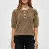 Minus Mille - Poloshirt - Sand Melange -Selecteer Dameswinkels 61f91262182444dfaf70b684462d960f
