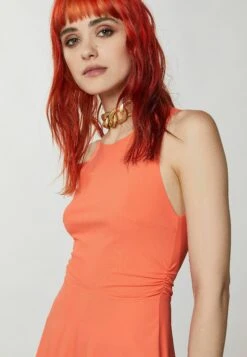 Patrizia Pepe Essential- Jurk - Intense Coral 10 Patrizia Pepe Essential- Jurk - Intense Coral -Selecteer Dameswinkels 6346e6bc36d5451cb78c432ccd84b7ec