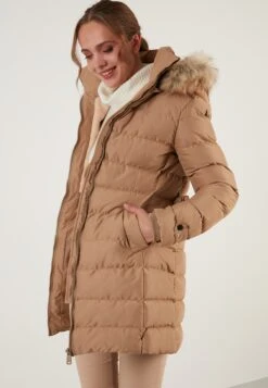 LELA Regular Fit - Winterjas - Camel -Selecteer Dameswinkels 65e5474a46574fcfb2ed6459accf61fb