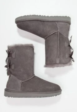 Ugg Bailey Bow - Korte Laarzen - Grey -Selecteer Dameswinkels 683e56e11a764f699e03030e0235c039