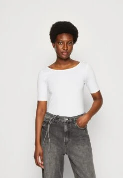 Anna Field T-Shirt Print - Dark Yellow/White -Selecteer Dameswinkels 6b6a00b368df458aaf5c91a85226b3ba