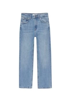 PULL & BEAR High Waist - Straight Leg Jeans - Stone Blue Denim -Selecteer Dameswinkels 6c8f3e49e7f846c5958389a273fa11b1