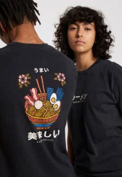 Kaotiko Washed Ramen - T-Shirt Print - Black -Selecteer Dameswinkels 6e0520c62b0746399604b2de5bc62959