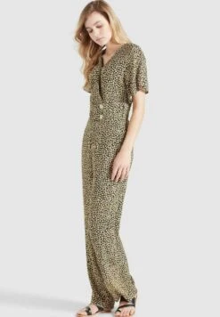 Khujo Borgia - Jumpsuit - Schwarz-Gelb Geblümt -Selecteer Dameswinkels 745f0e320a9040d5b7ce3f5c9bd55945