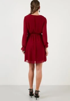 LELA Mini- Jurk - Bordeaux 12 LELA Mini- Jurk - Bordeaux -Selecteer Dameswinkels 74d1d23a325f46848303e7459e248be2