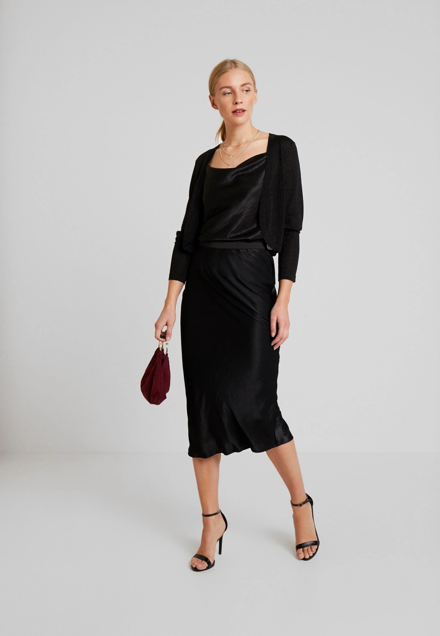 Kaffe Kaankra Bolero - Vest - Deep Black 4 Kaffe Kaankra Bolero - Vest - Deep Black - Afbeelding 2