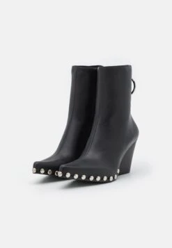 Jeffrey Campbell Walton - Cowboy-/Bikerlaarsjes - Black -Selecteer Dameswinkels 777ea2f9550b482e95b02bf7f8453e19