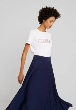 Anna Field Plisse A-Line Midi Skirt - A-Lijn Rok - Maritime Blue -Selecteer Dameswinkels 7ab564a26da040e68012a316977b7a10