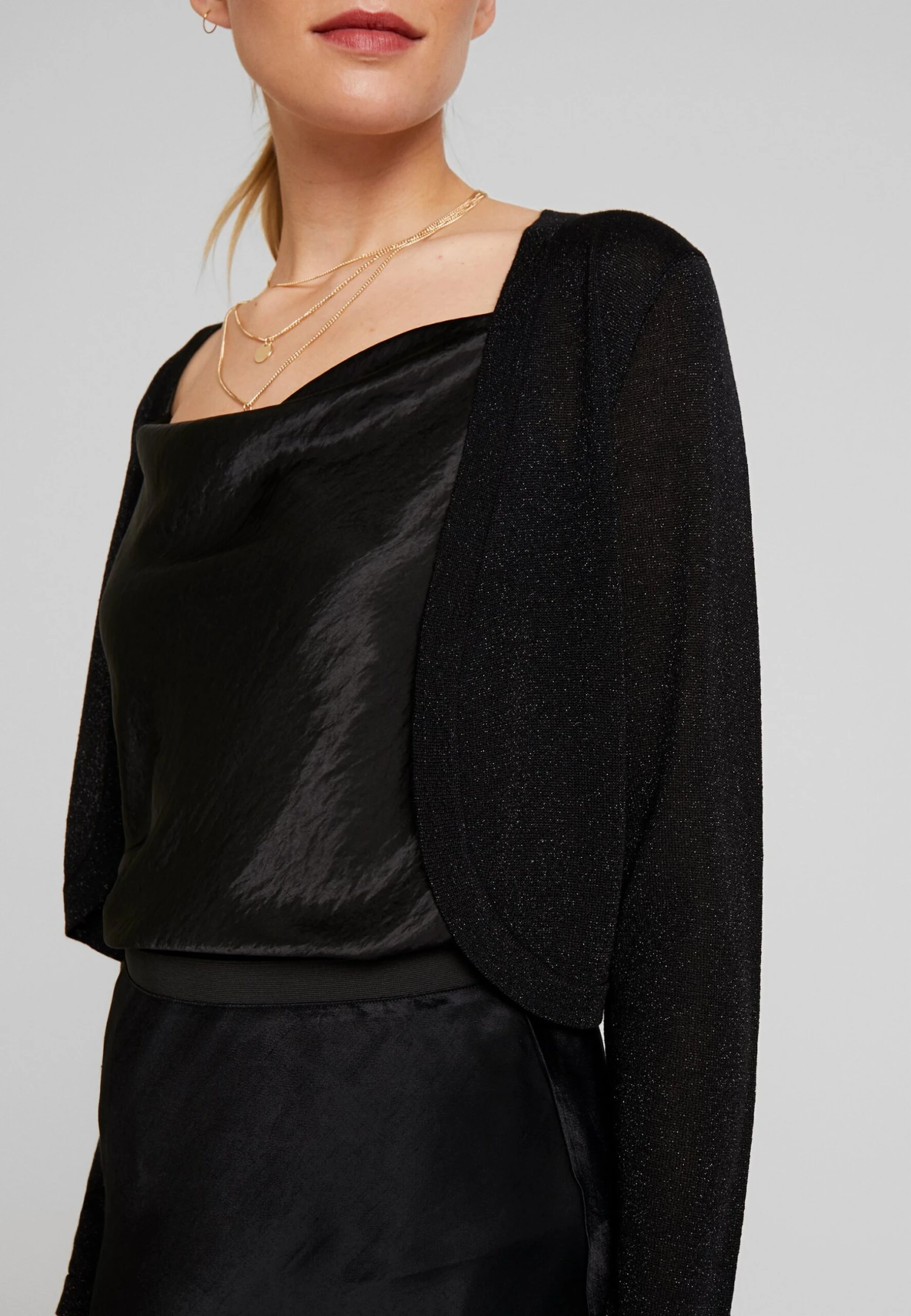 Kaffe Kaankra Bolero - Vest - Deep Black 8 Kaffe Kaankra Bolero - Vest - Deep Black - Afbeelding 6