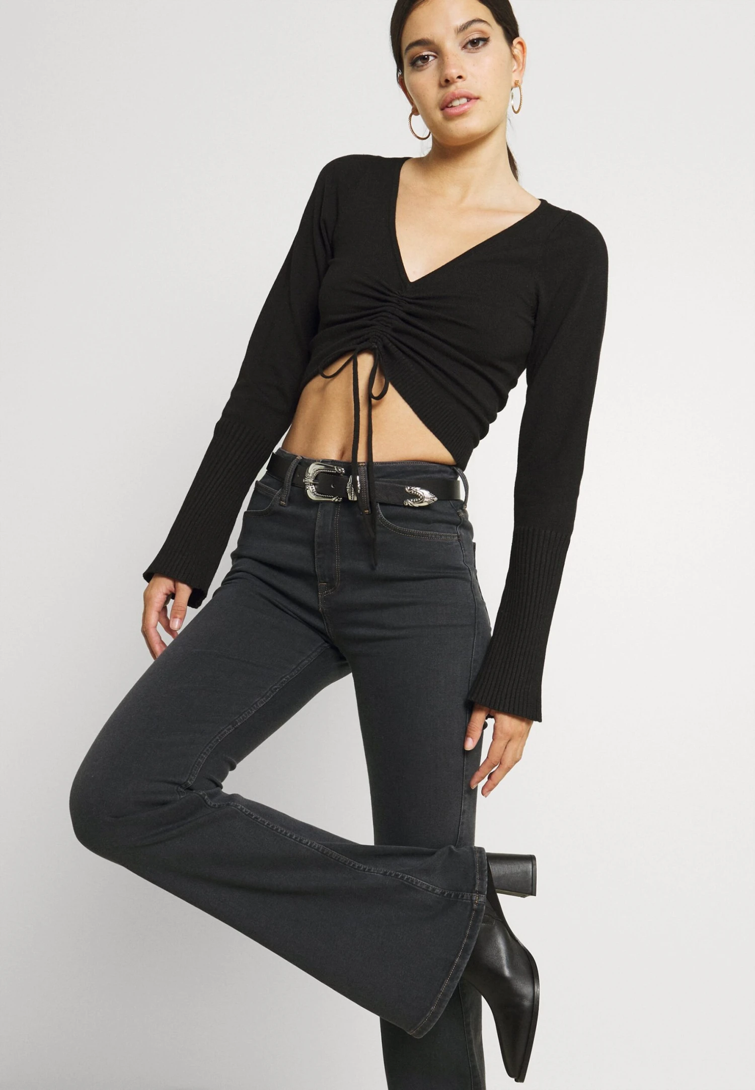 Lee Breese - Flared Jeans - Washed Black 6 Lee Breese - Flared Jeans - Washed Black - Afbeelding 4