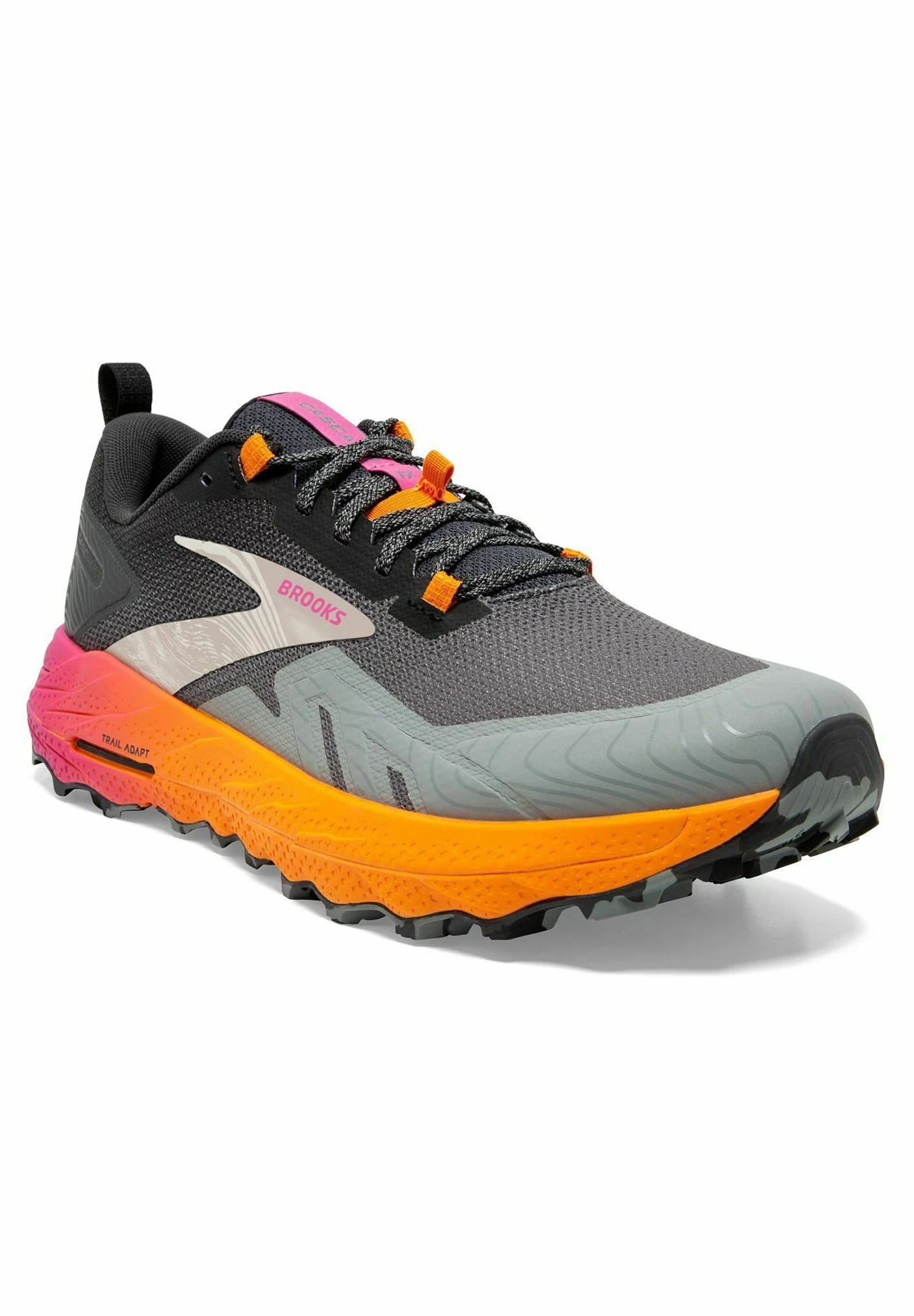 BROOKS Cascadia 17 - Trail Hardloopschoenen - Primer Ebony Oriole 4 BROOKS Cascadia 17 - Trail Hardloopschoenen - Primer Ebony Oriole - Afbeelding 2