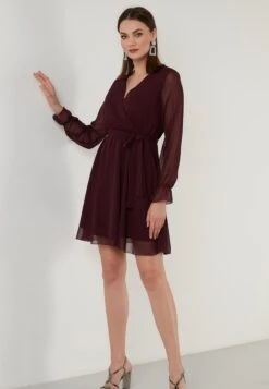 LELA Mini- Jurk - Purple -Selecteer Dameswinkels 89518ee969f44ebfb4428b300136144f