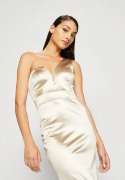 Wal G Evalina One Sleeve Maxi - Galajurk - Champagne -Selecteer Dameswinkels 9346ebbebd34415996d3098c673a1593
