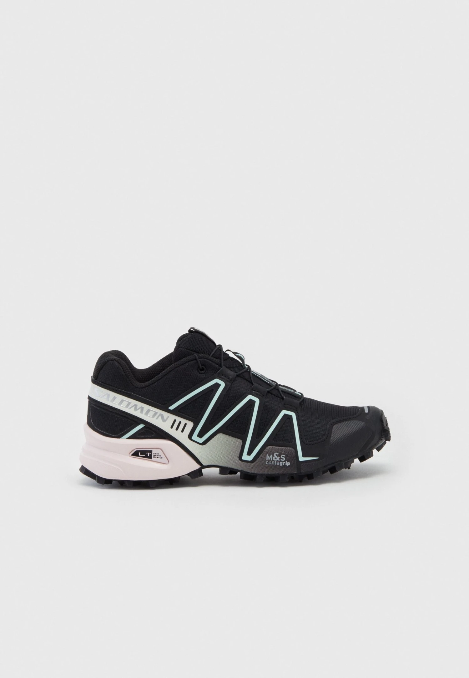 Salomon Speedcross 3 - Sneakers Laag - Black/Bleached Aqua/Silver Metallic 5 Salomon Speedcross 3 - Sneakers Laag - Black/Bleached Aqua/Silver Metallic - Afbeelding 3