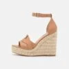 Steve Madden Sivian - Sandalen Met Hoge Hak - Camel -Selecteer Dameswinkels 9640fea037a64bd2a36036646ef8f0ba