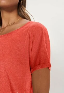 Mos Mosh Kay Tee - T-Shirt Basic - Burnt Ochre -Selecteer Dameswinkels 9b4e1209f78c49ef8443629c0112700a