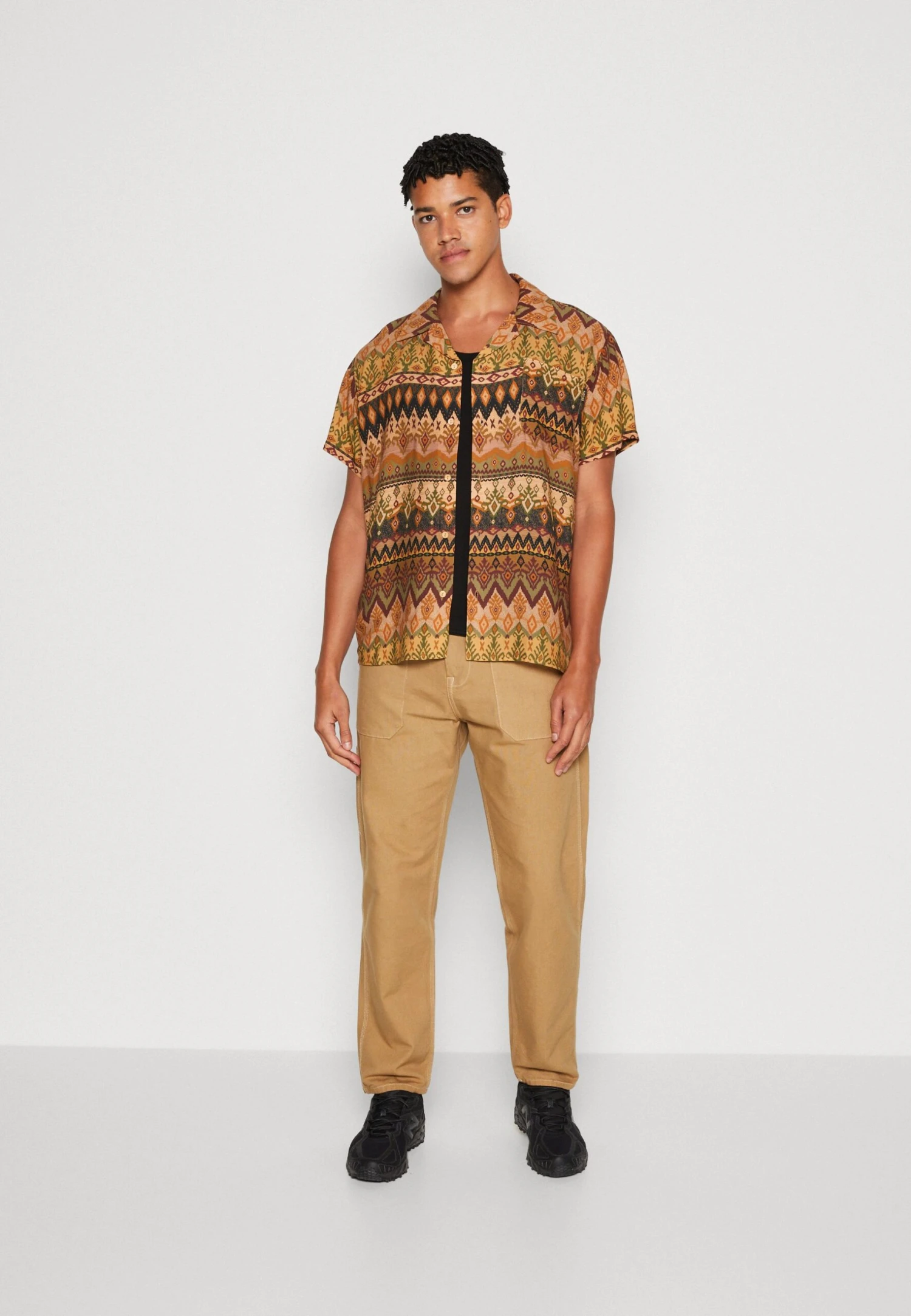 Kaotiko Shirt Mojave Unisex - Overhemdblouse - Brown 4 Kaotiko Shirt Mojave Unisex - Overhemdblouse - Brown - Afbeelding 2