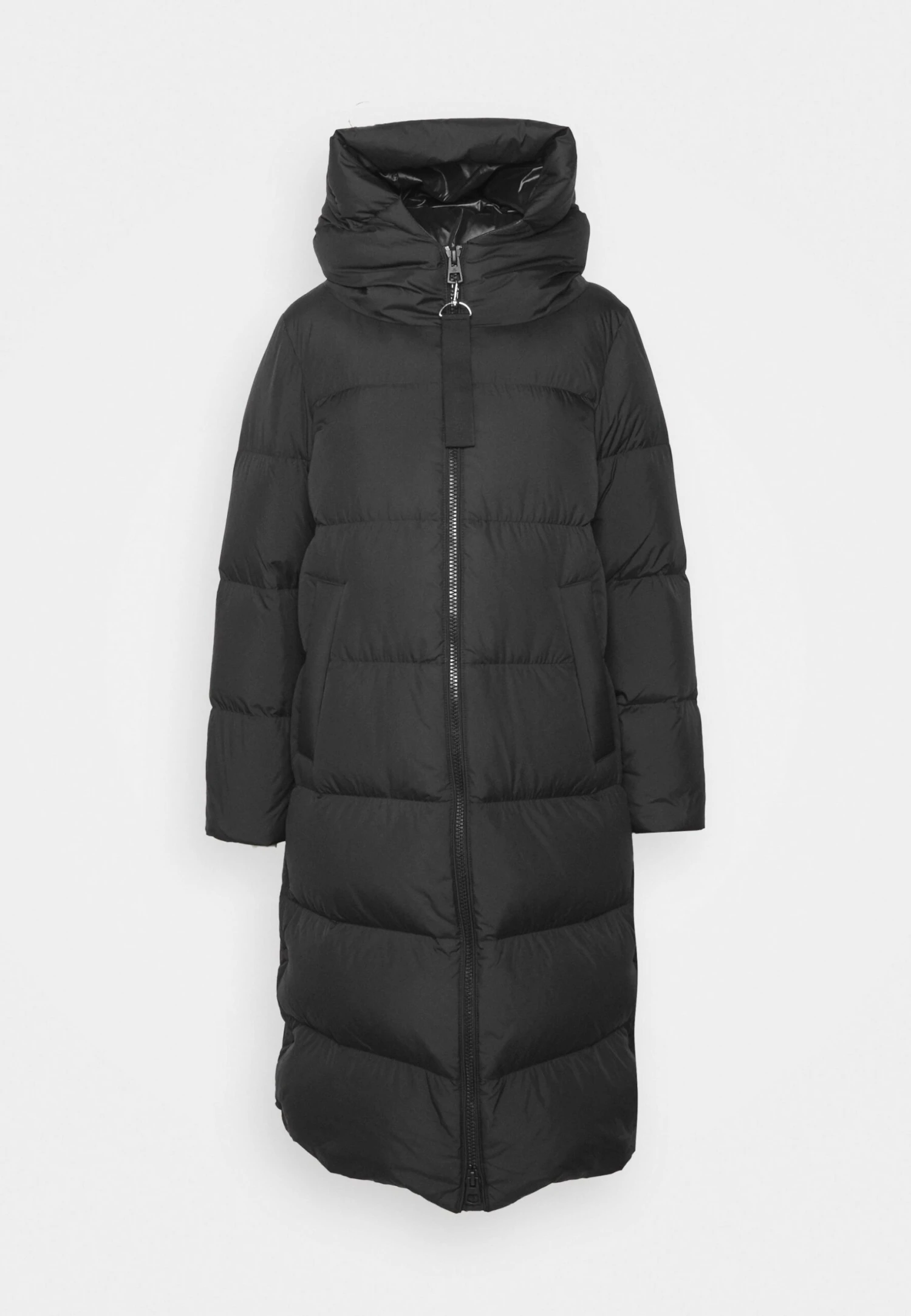 Marc O'Polo Coat Filled Fixed Hood Welt Pockets Side Slits With Press Buttons - Donsjas - Black 8 Marc O'Polo Coat Filled Fixed Hood Welt Pockets Side Slits With Press Buttons - Donsjas - Black - Afbeelding 6