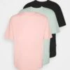 YOURTURN 3Pack Unisex - T-Shirt Basic - Black/Pink/Green 1 YOURTURN 3Pack Unisex - T-Shirt Basic - Black/Pink/Green -Selecteer Dameswinkels a17276a3184f447792f5b2aa77fa9fb9