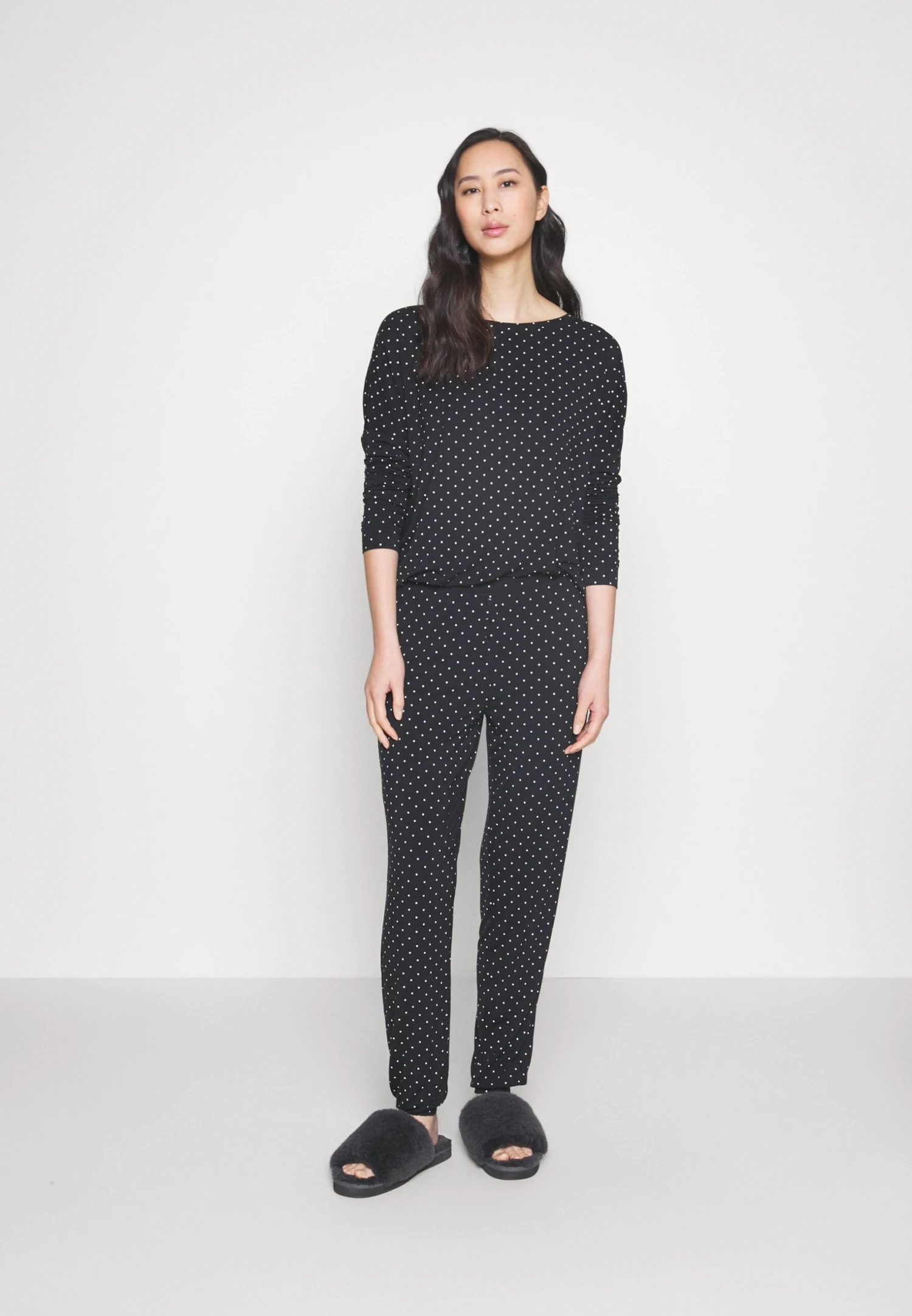 Anna Field Pyjama - Black/White 4 Anna Field Pyjama - Black/White - Afbeelding 2