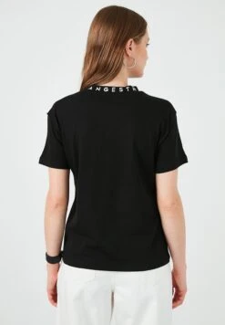 LELA Regular Fit - T-Shirt Print - Black -Selecteer Dameswinkels ad36dcac48bc4ca28544768d9fa0b6d4