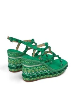 Alma En Pena Zavala - Sandalen Met Sleehak - Verde Oscuro -Selecteer Dameswinkels add656f46e0d4976a8ecb68b8021a5d5