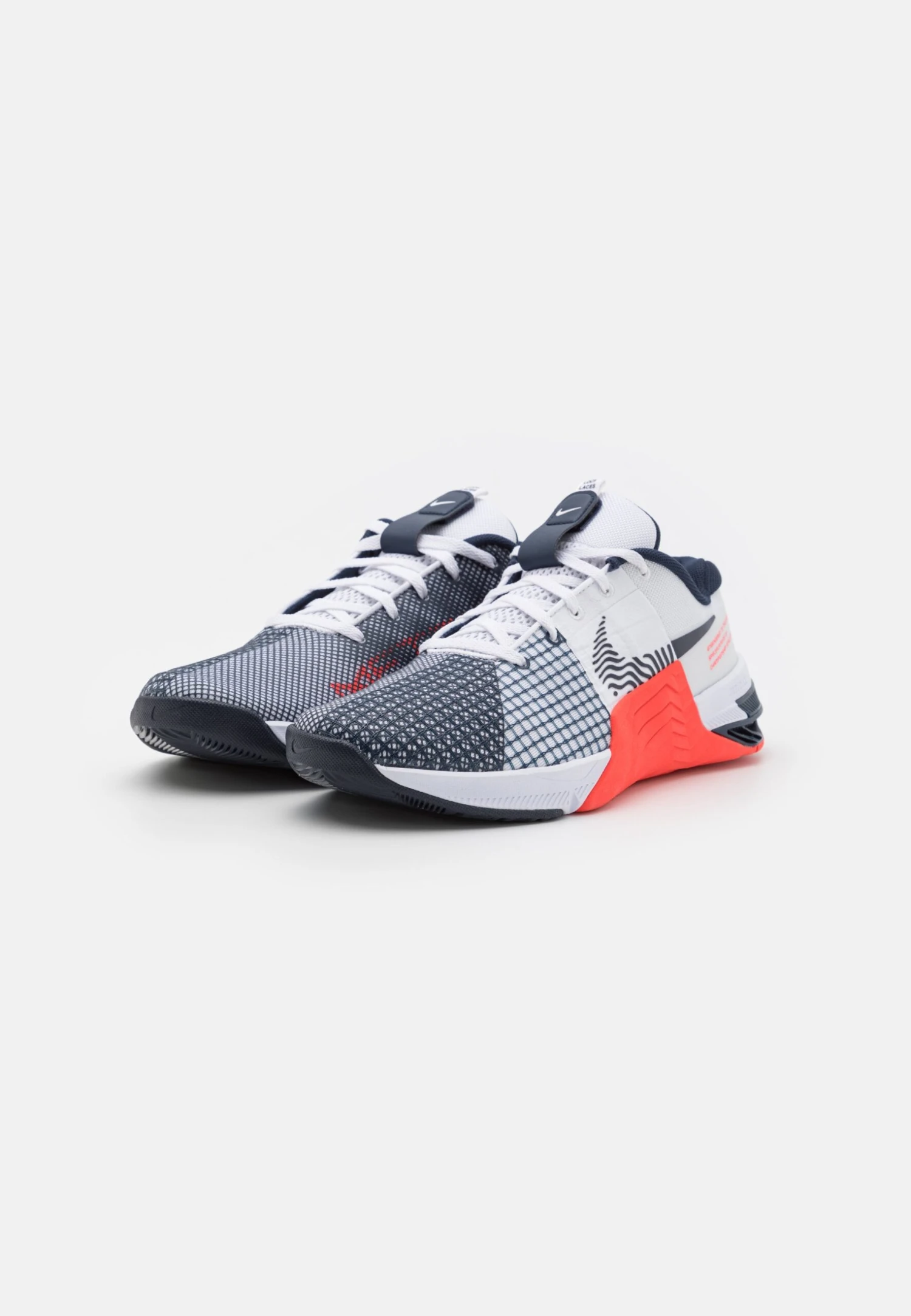 Nike Performance Metcon 8 Unisex - Trainingsschoen - White/Obsidian/Bright Crimson 4 Nike Performance Metcon 8 Unisex - Trainingsschoen - White/Obsidian/Bright Crimson - Afbeelding 2
