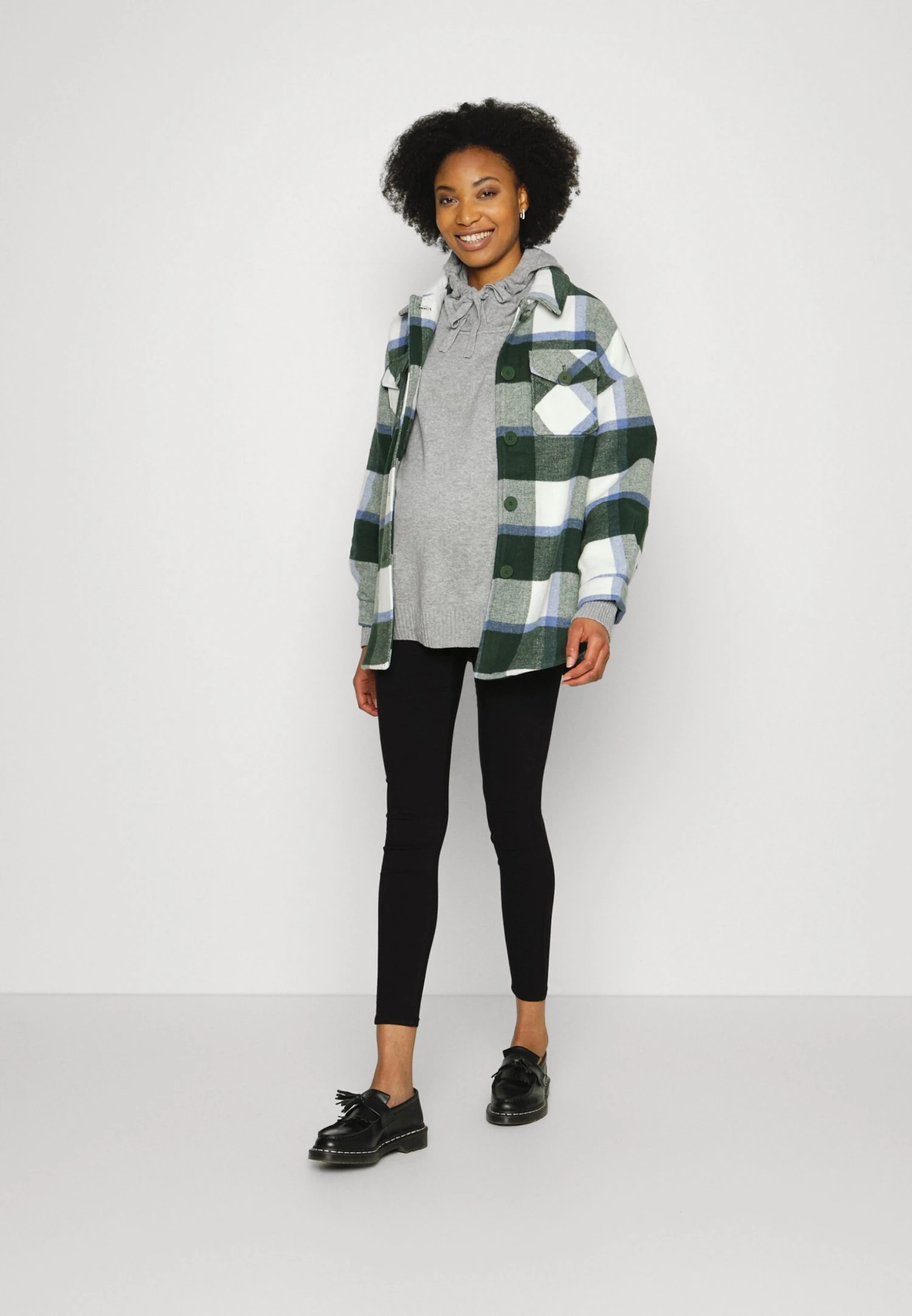 Mamalicious Mllucy - Legging - Black Denim 4 Mamalicious Mllucy - Legging - Black Denim - Afbeelding 2