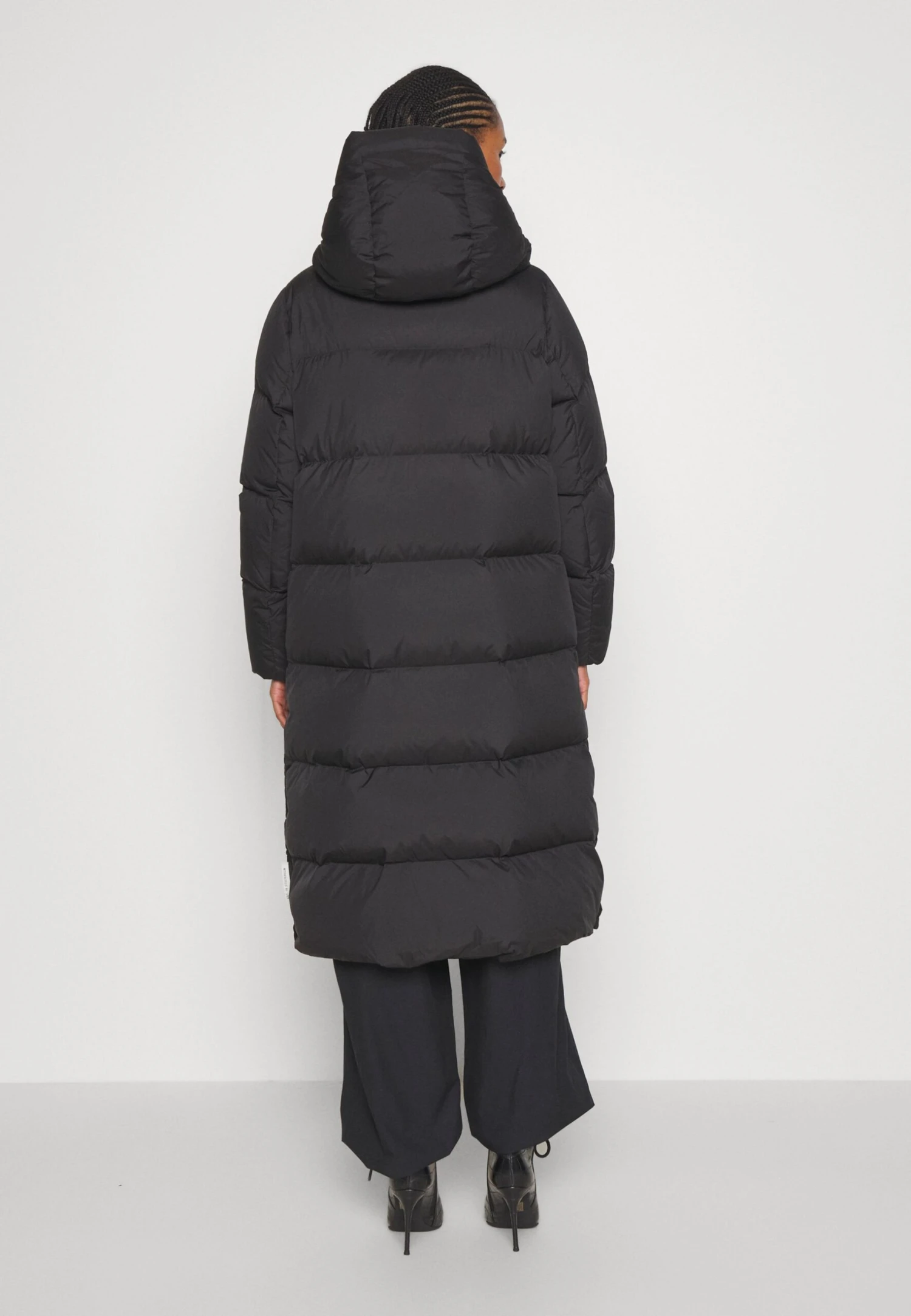 Marc O'Polo Coat Filled Fixed Hood Welt Pockets Side Slits With Press Buttons - Donsjas - Black 7 Marc O'Polo Coat Filled Fixed Hood Welt Pockets Side Slits With Press Buttons - Donsjas - Black - Afbeelding 5