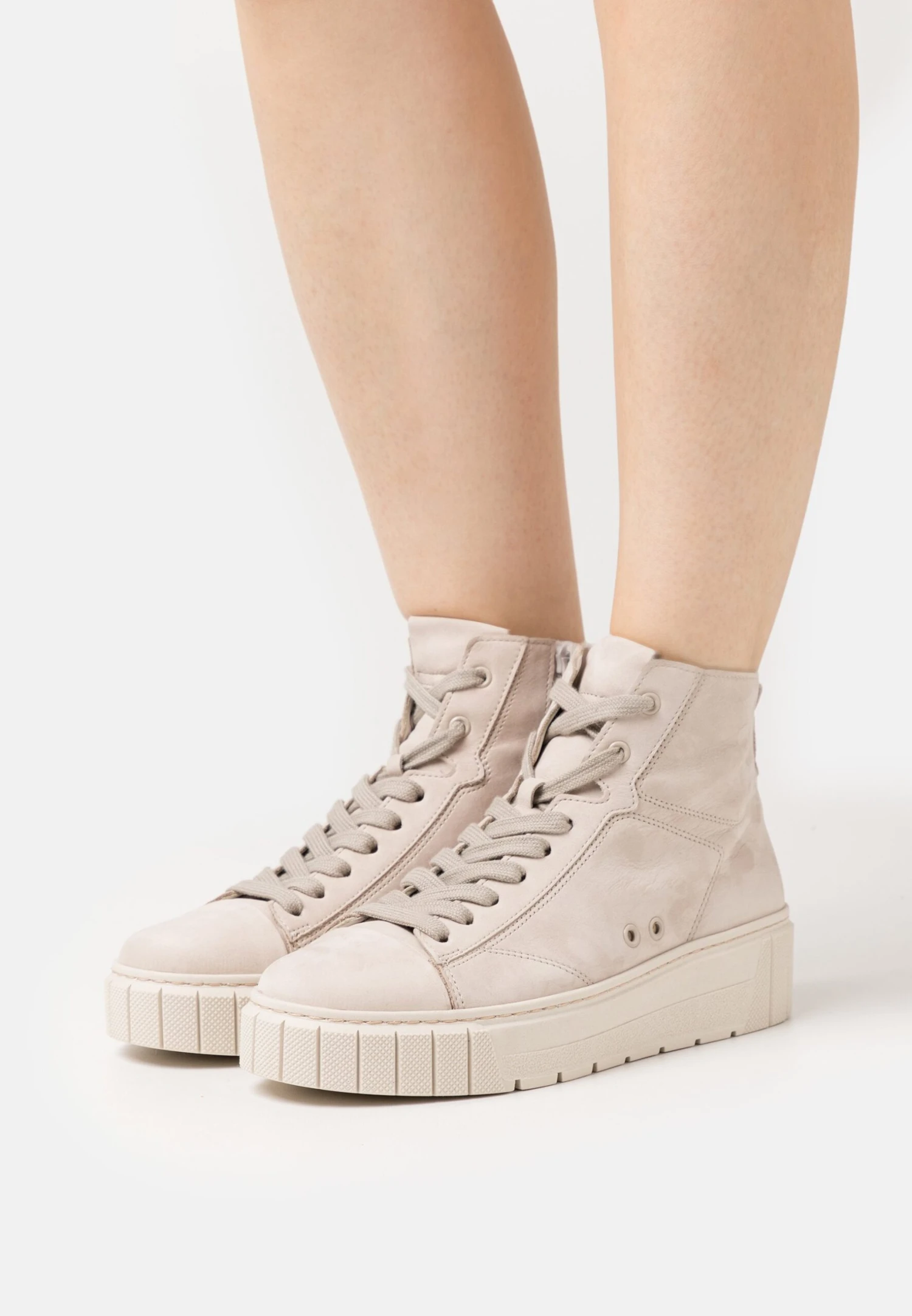 Gabor Comfort Sneakers Hoog - Puder 3 Gabor Comfort Sneakers Hoog - Puder